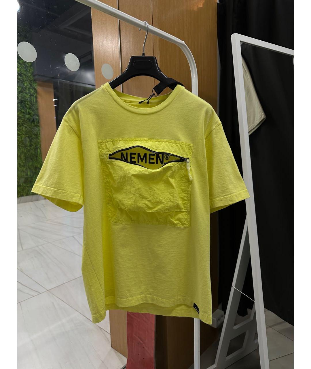 NEMEN Желтая хлопковая футболка, фото 2