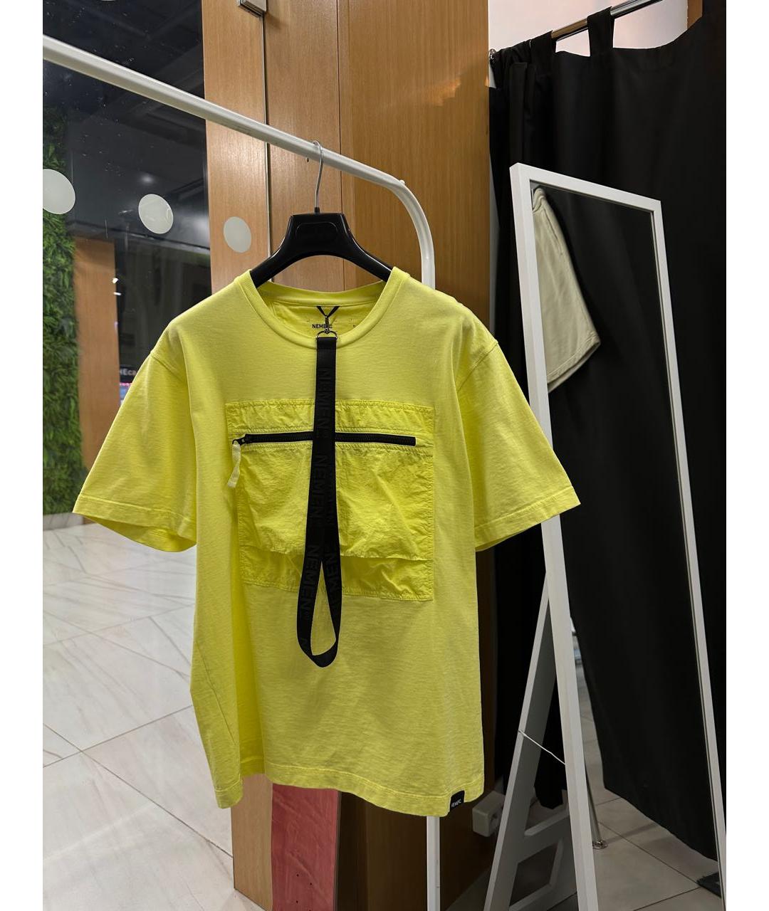 NEMEN Желтая хлопковая футболка, фото 7