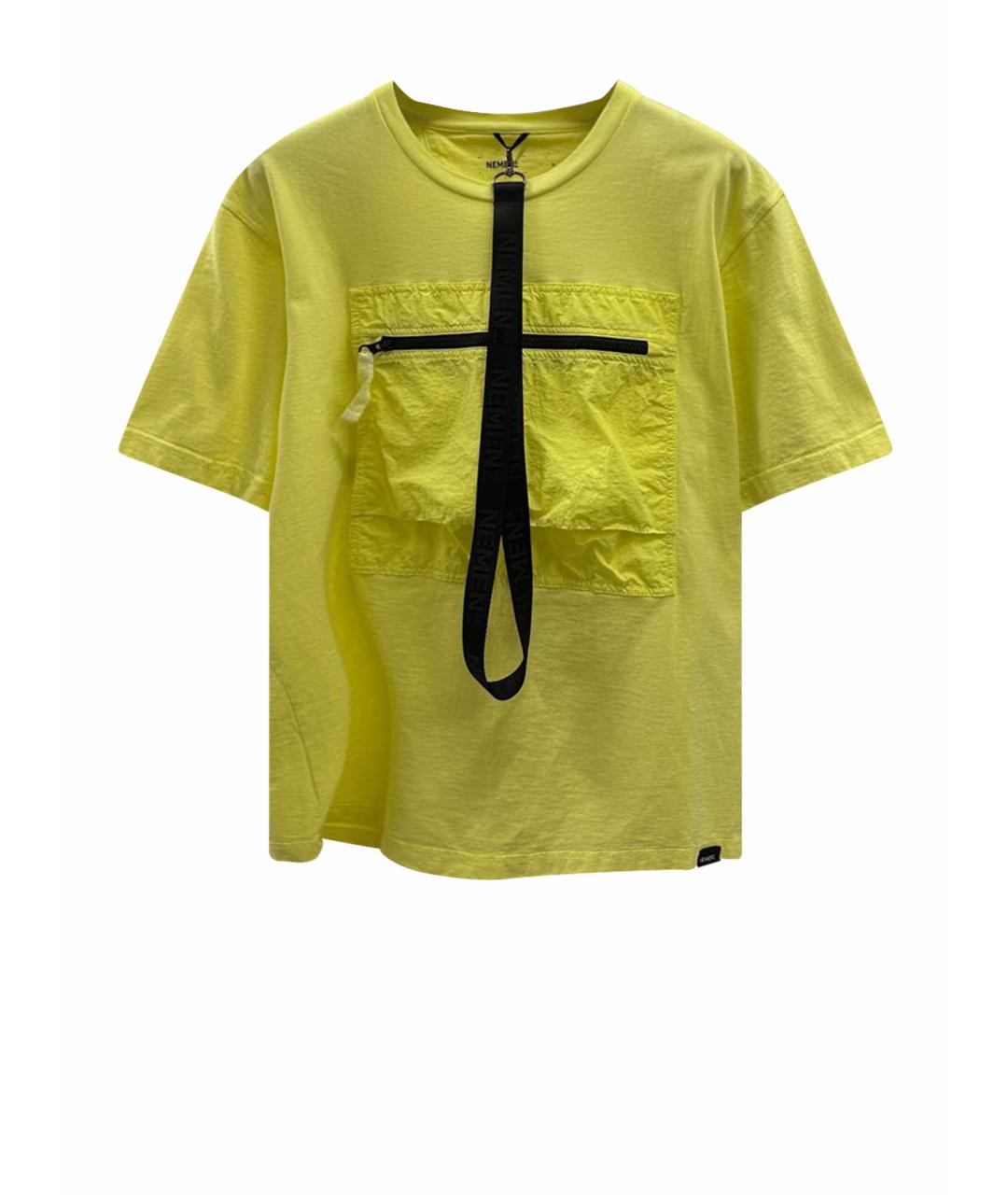 NEMEN Желтая хлопковая футболка, фото 1