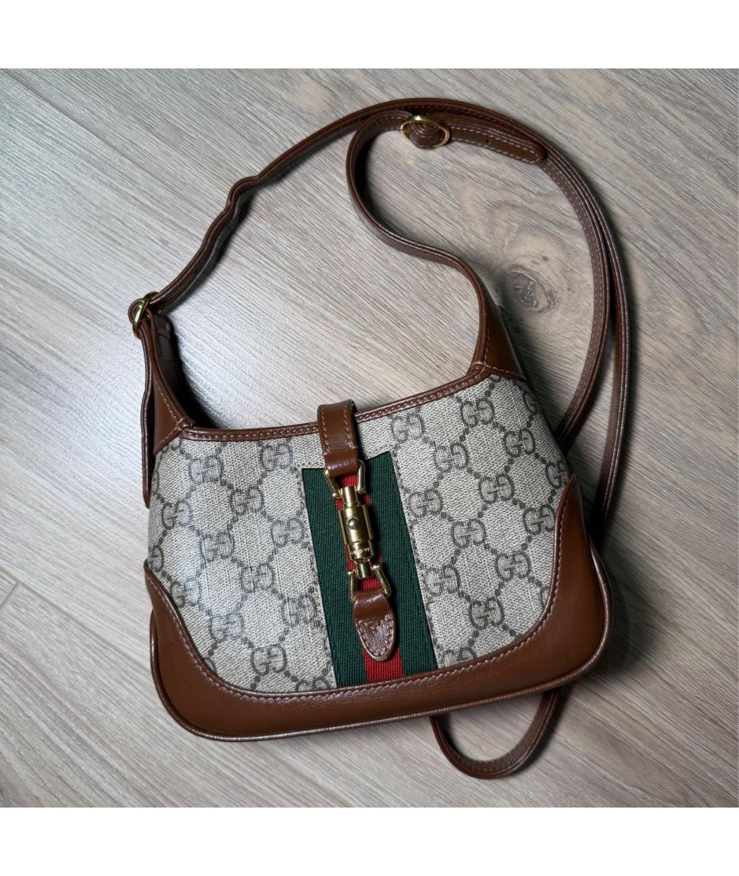 GUCCI Коричневая сумка через плечо, фото 5