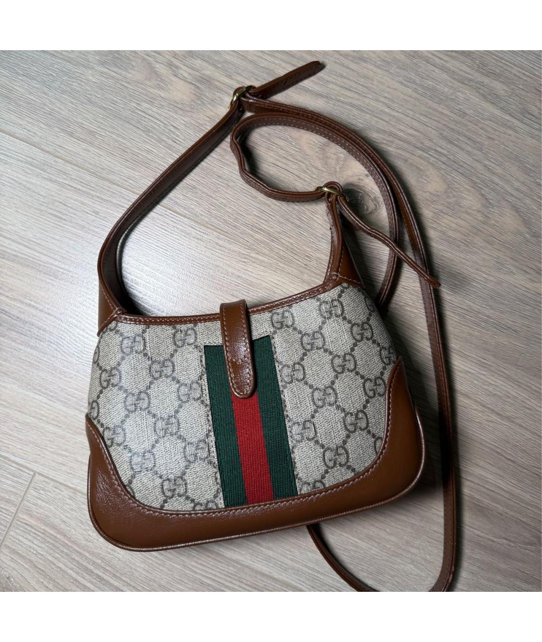 GUCCI Коричневая сумка через плечо, фото 2