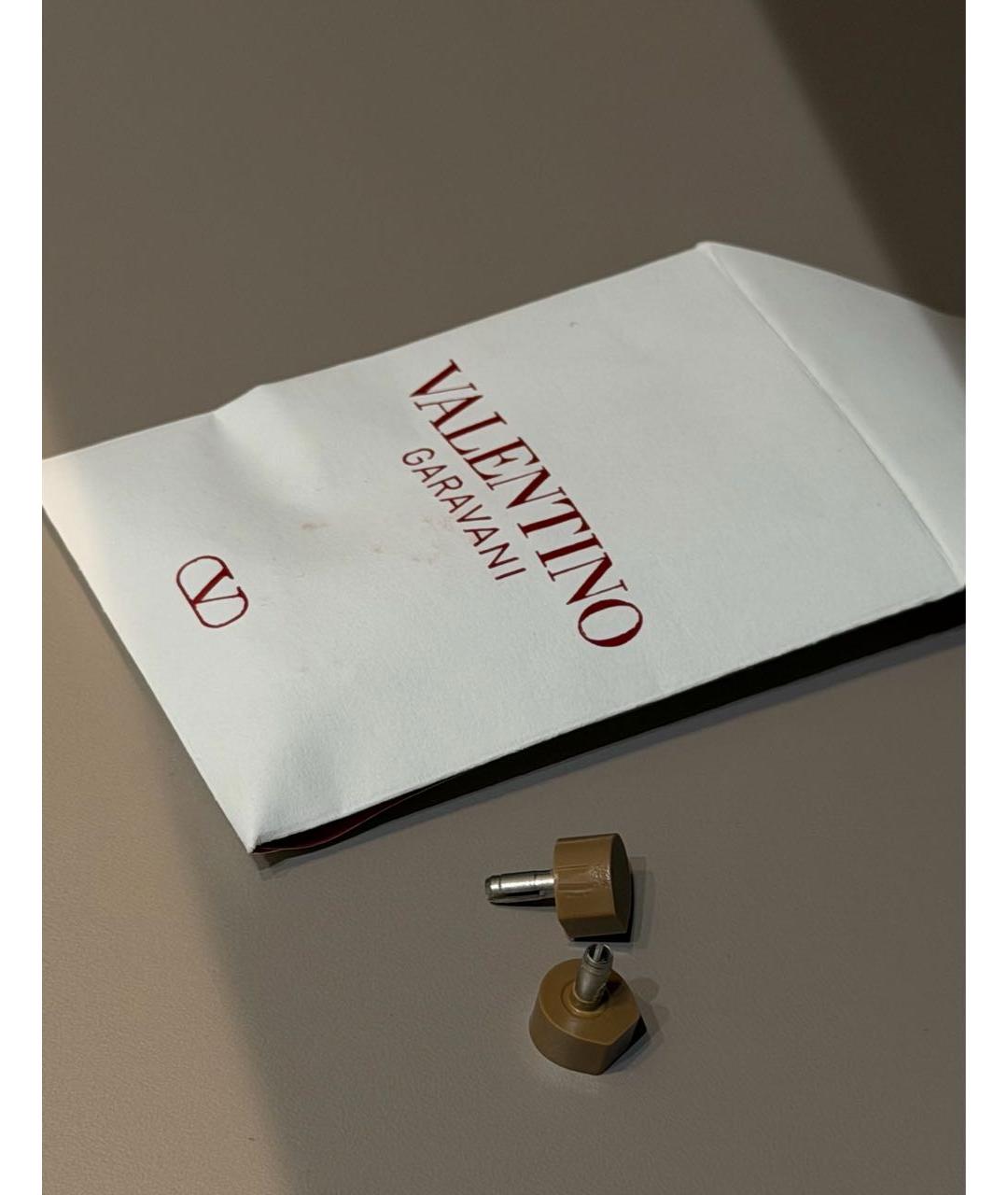 VALENTINO Бежевые кожаные мюли, фото 7