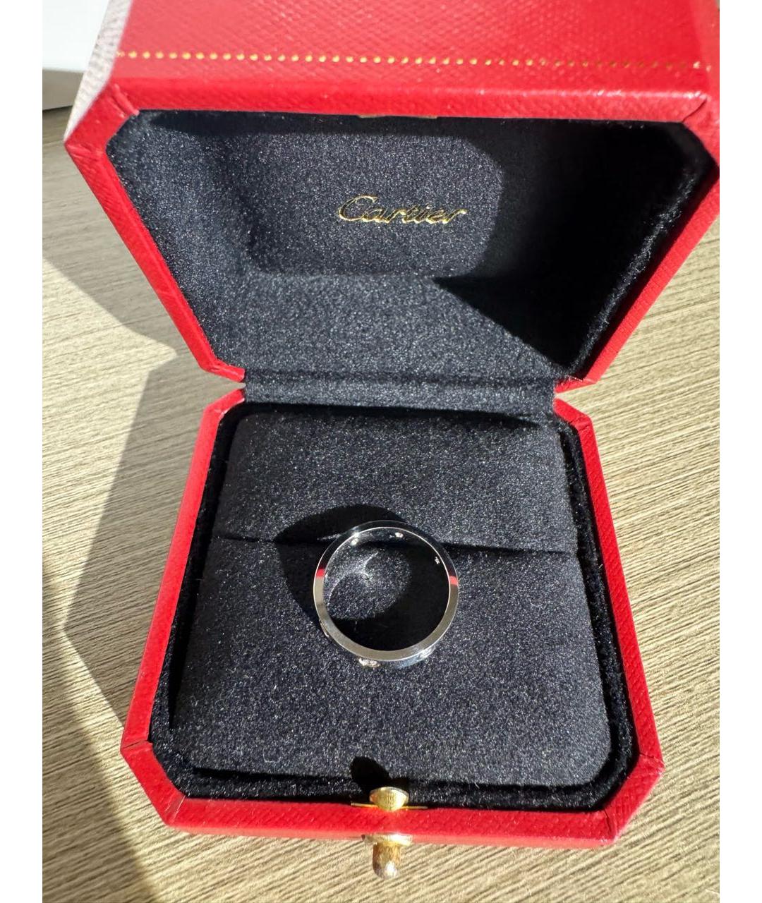 CARTIER Серебряное кольцо из белого золота, фото 2