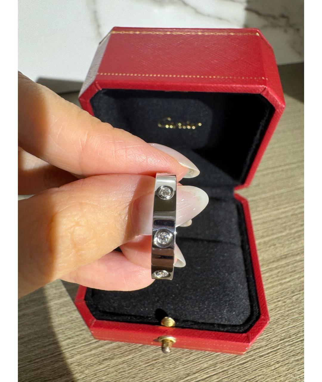 CARTIER Серебряное кольцо из белого золота, фото 3