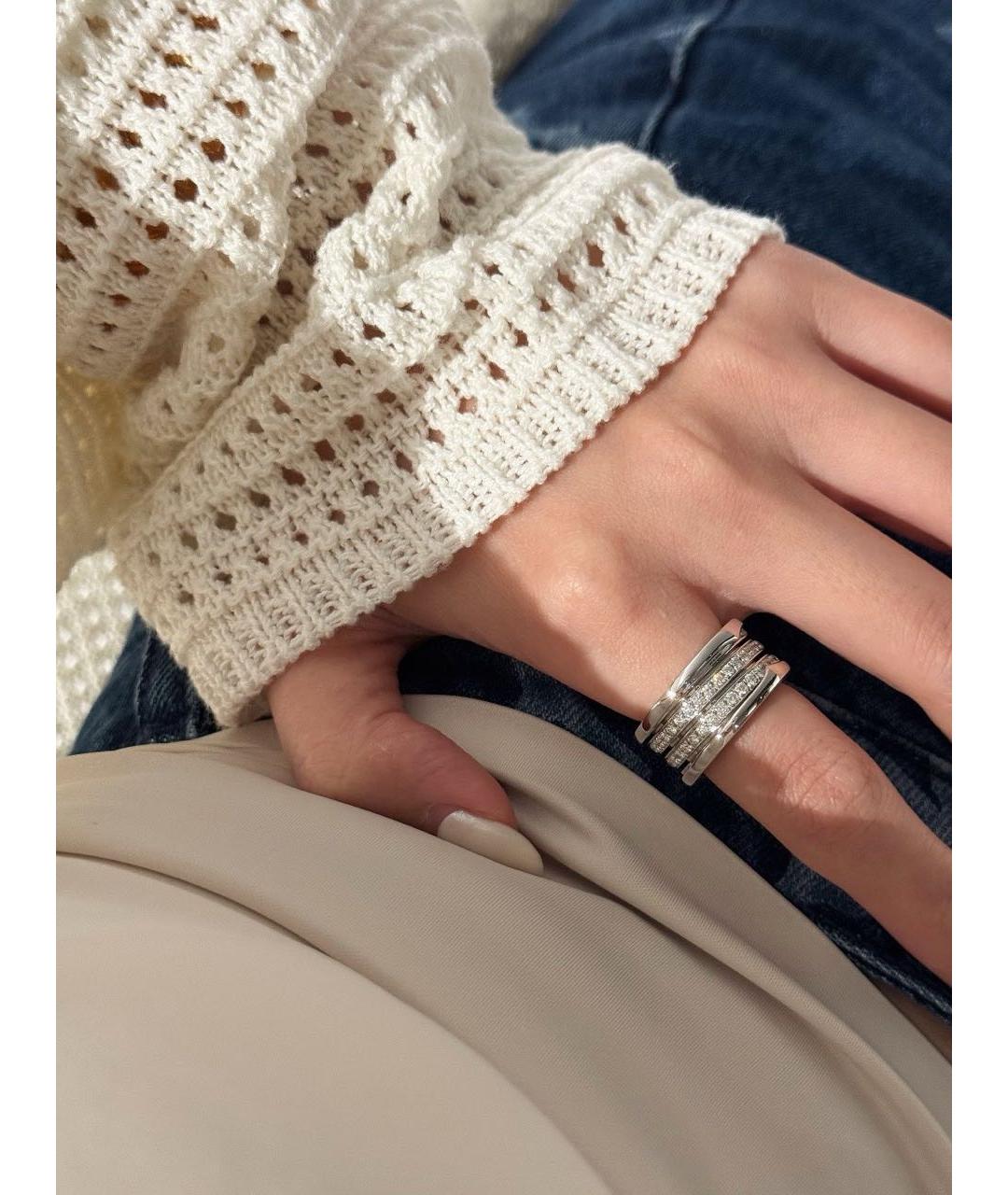 BVLGARI Серебряное кольцо из белого золота, фото 7