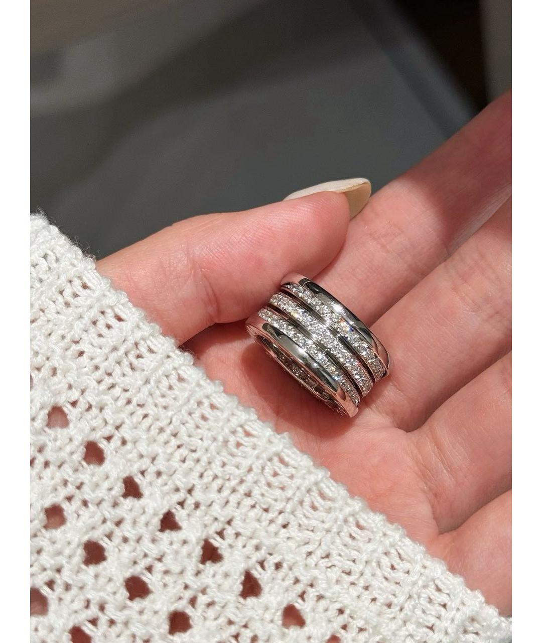 BVLGARI Серебряное кольцо из белого золота, фото 8
