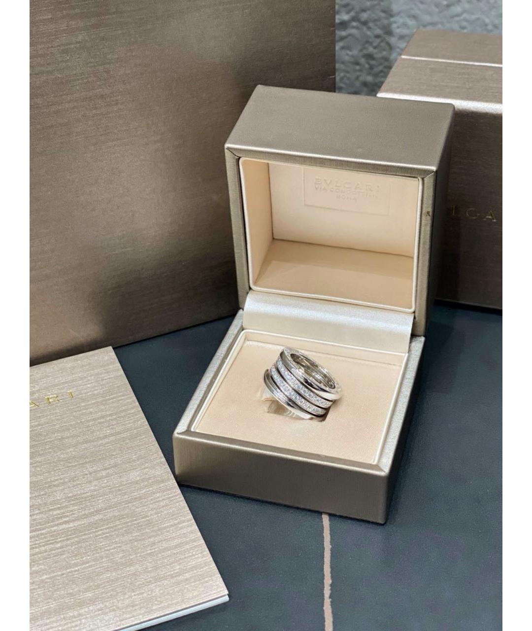 BVLGARI Серебряное кольцо из белого золота, фото 3
