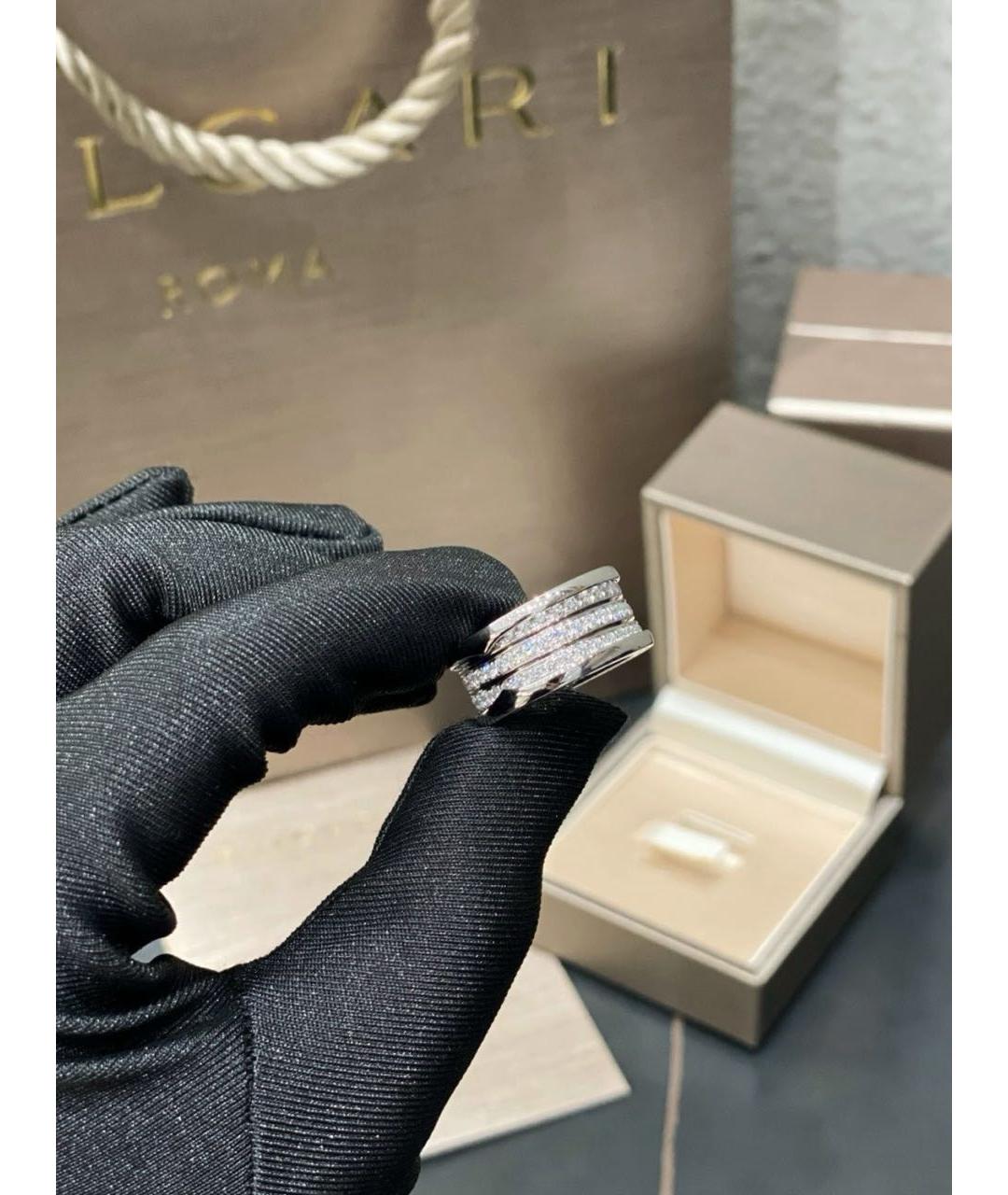 BVLGARI Серебряное кольцо из белого золота, фото 5