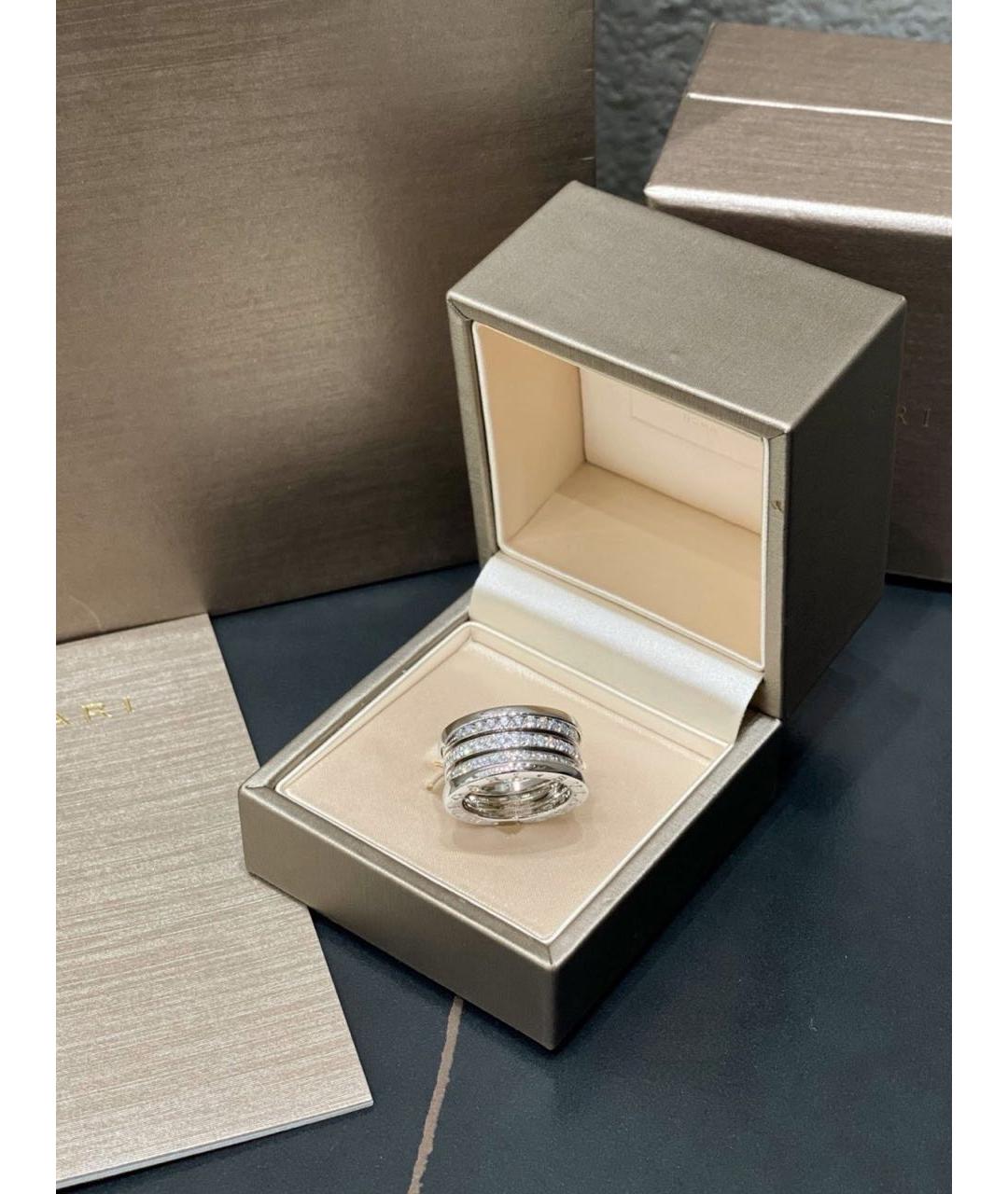 BVLGARI Серебряное кольцо из белого золота, фото 4