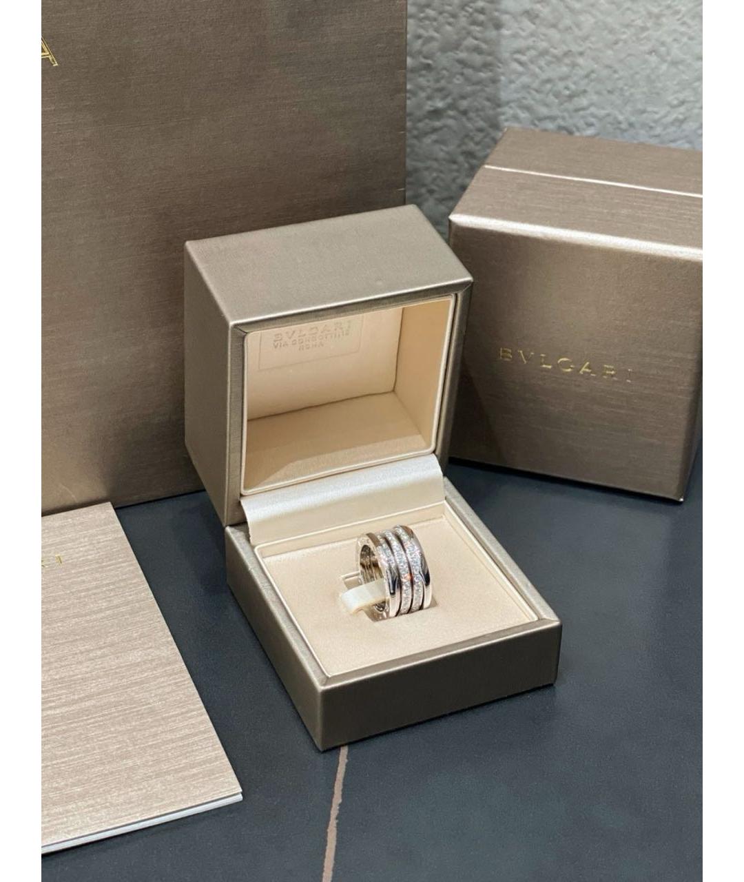 BVLGARI Серебряное кольцо из белого золота, фото 9