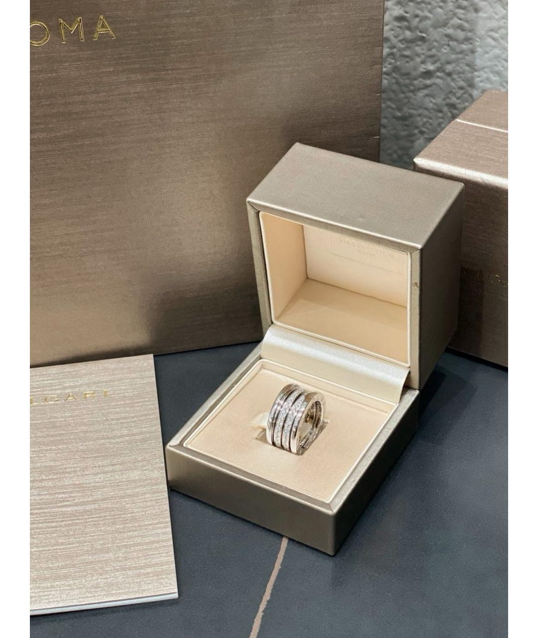 BVLGARI Серебряное кольцо из белого золота, фото 2