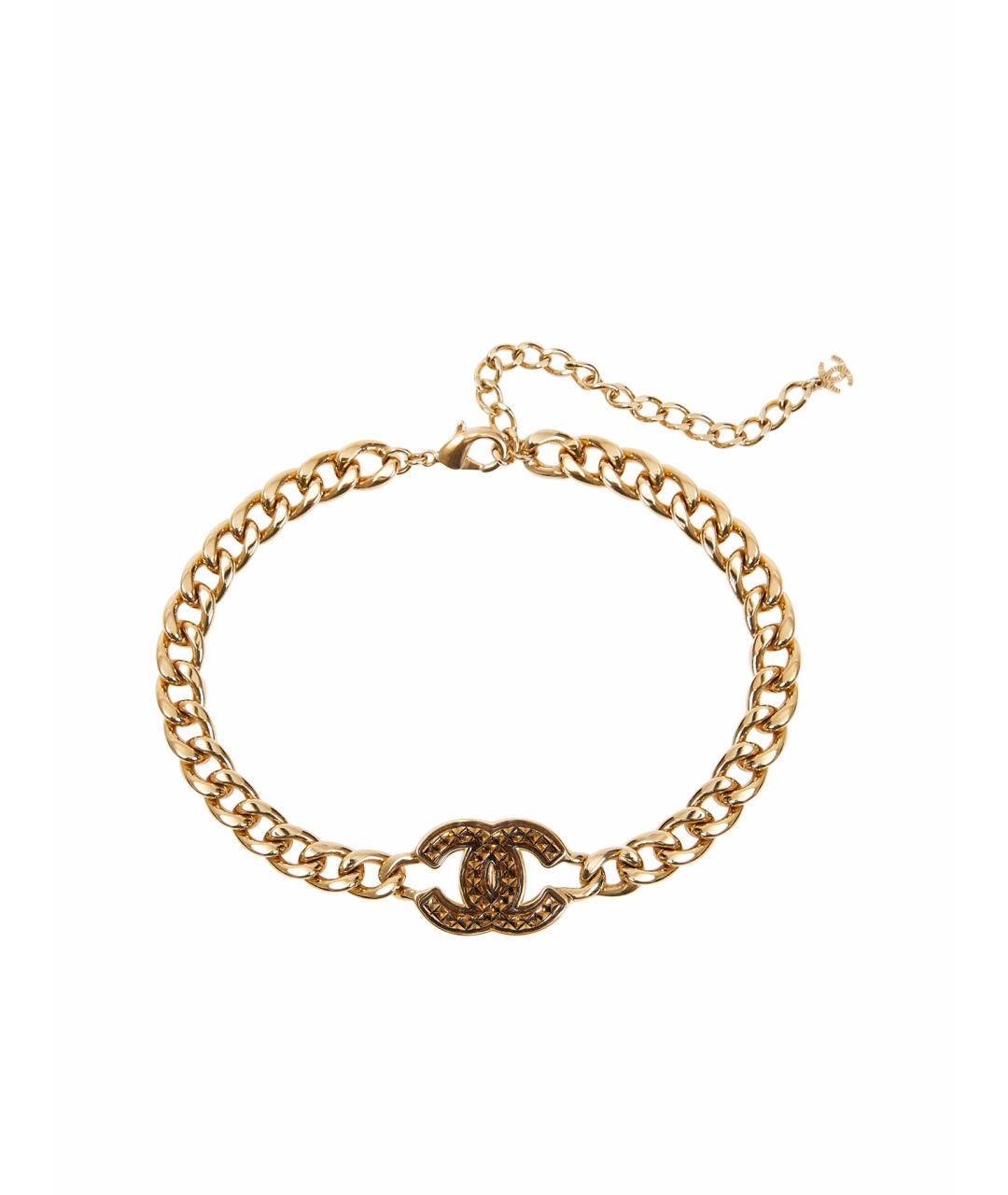 CHANEL Золотой чокер, фото 1