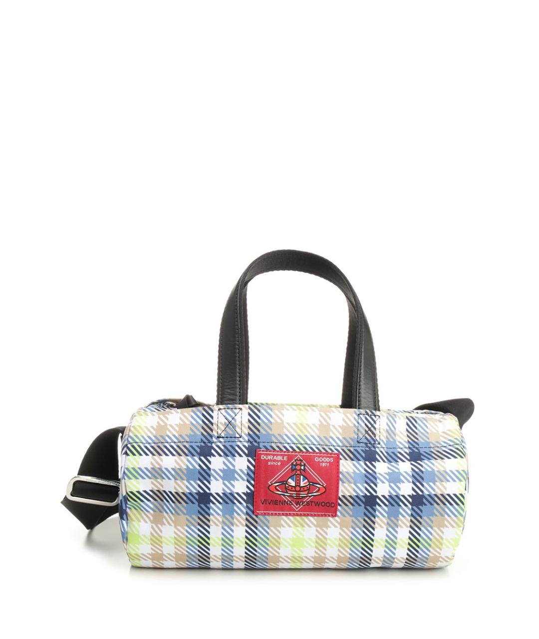 VIVIENNE WESTWOOD Мульти тканевая сумка с короткими ручками, фото 1