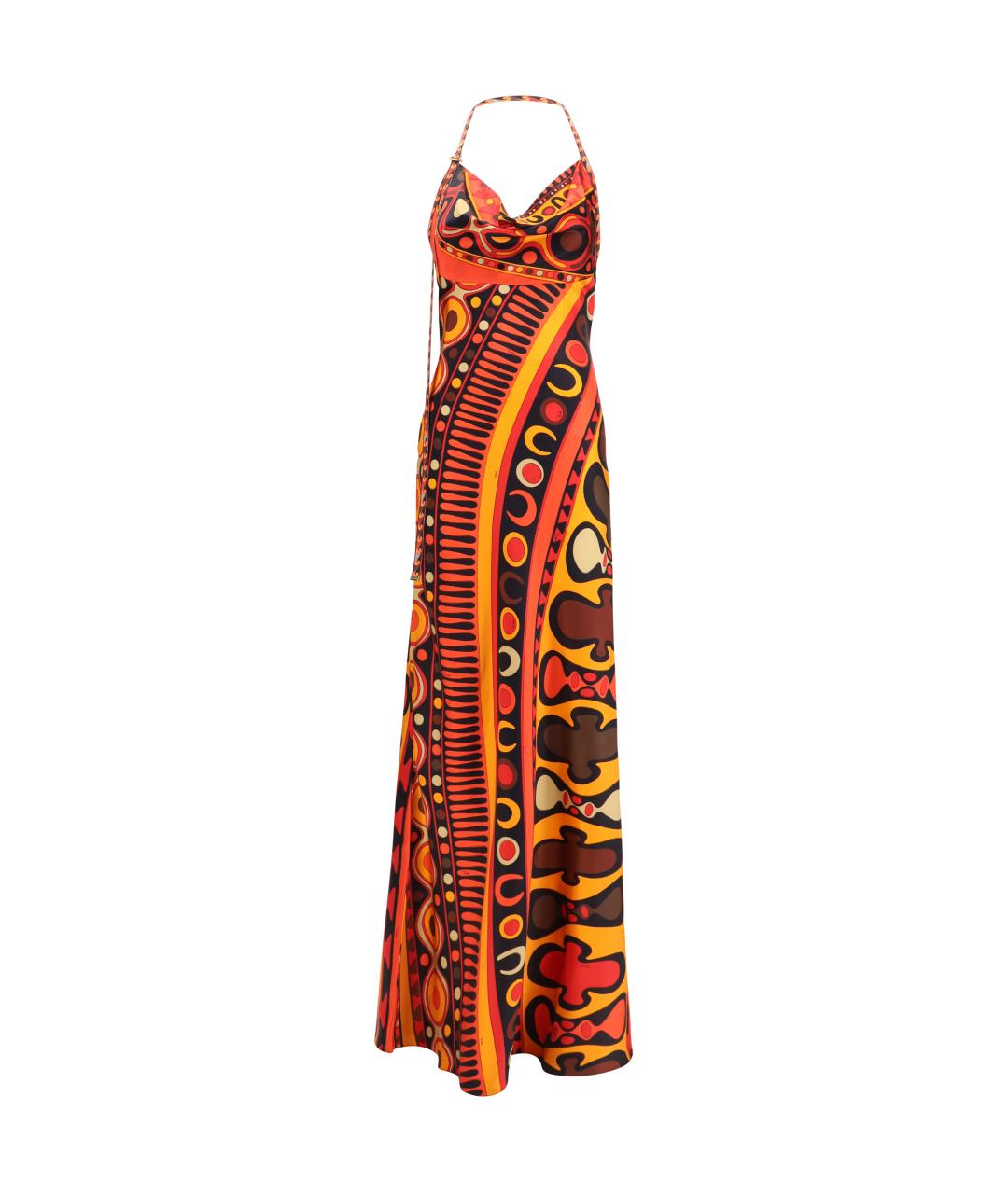 PUCCI Мульти вискозное повседневное платье, фото 1