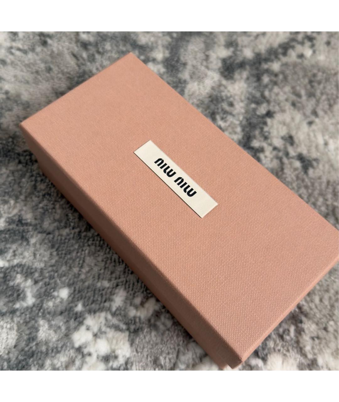 MIU MIU Черные пластиковые солнцезащитные очки, фото 4