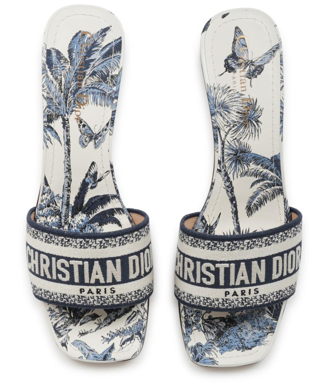 CHRISTIAN DIOR Мульти сандалии, фото 4
