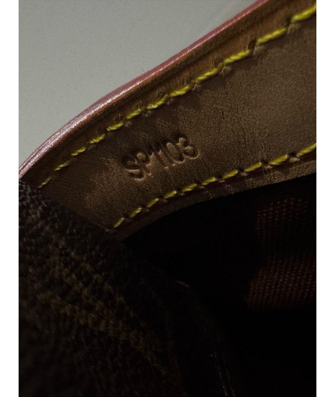 LOUIS VUITTON Коричневая сумка через плечо, фото 5
