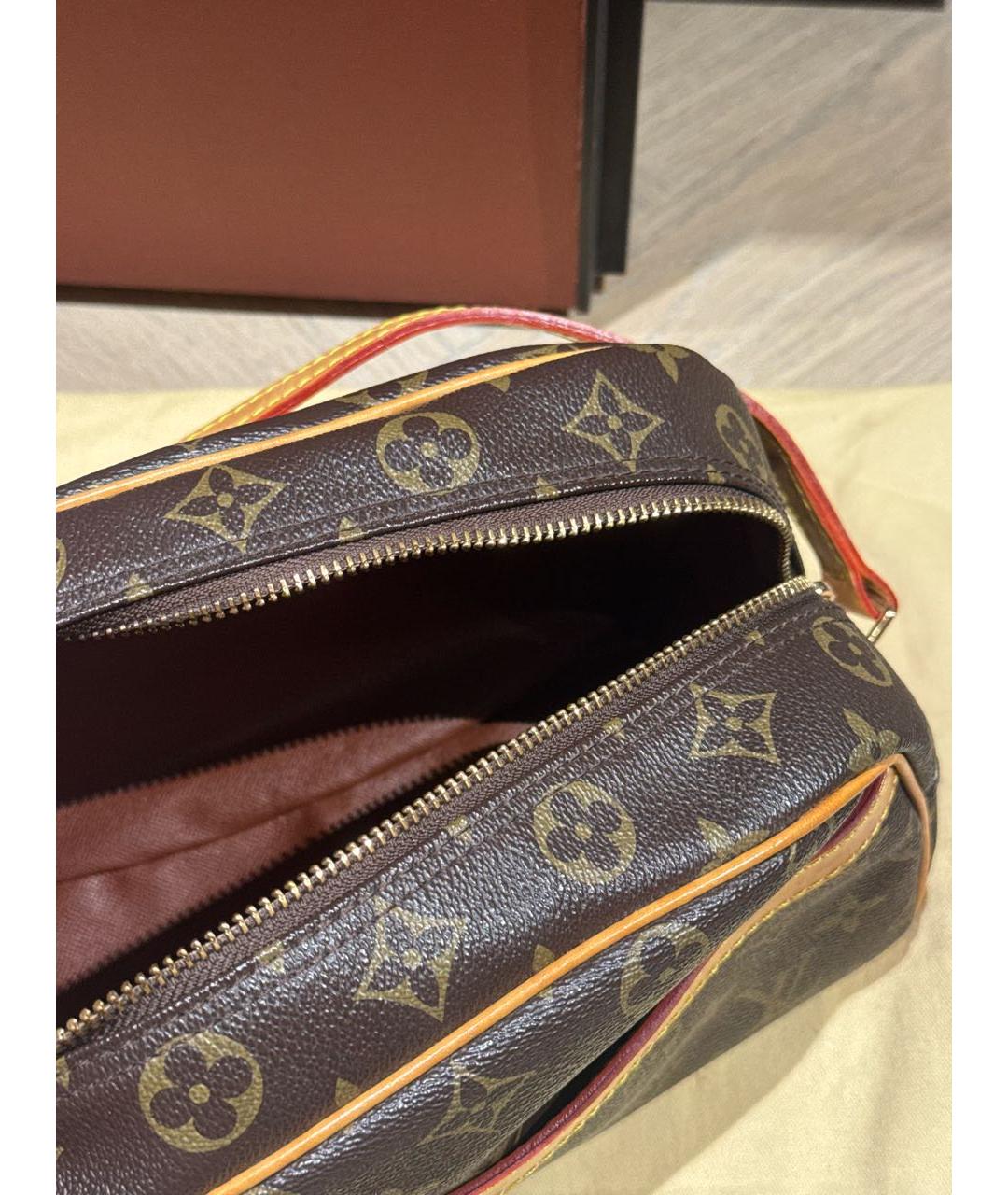 LOUIS VUITTON Коричневая сумка через плечо, фото 4
