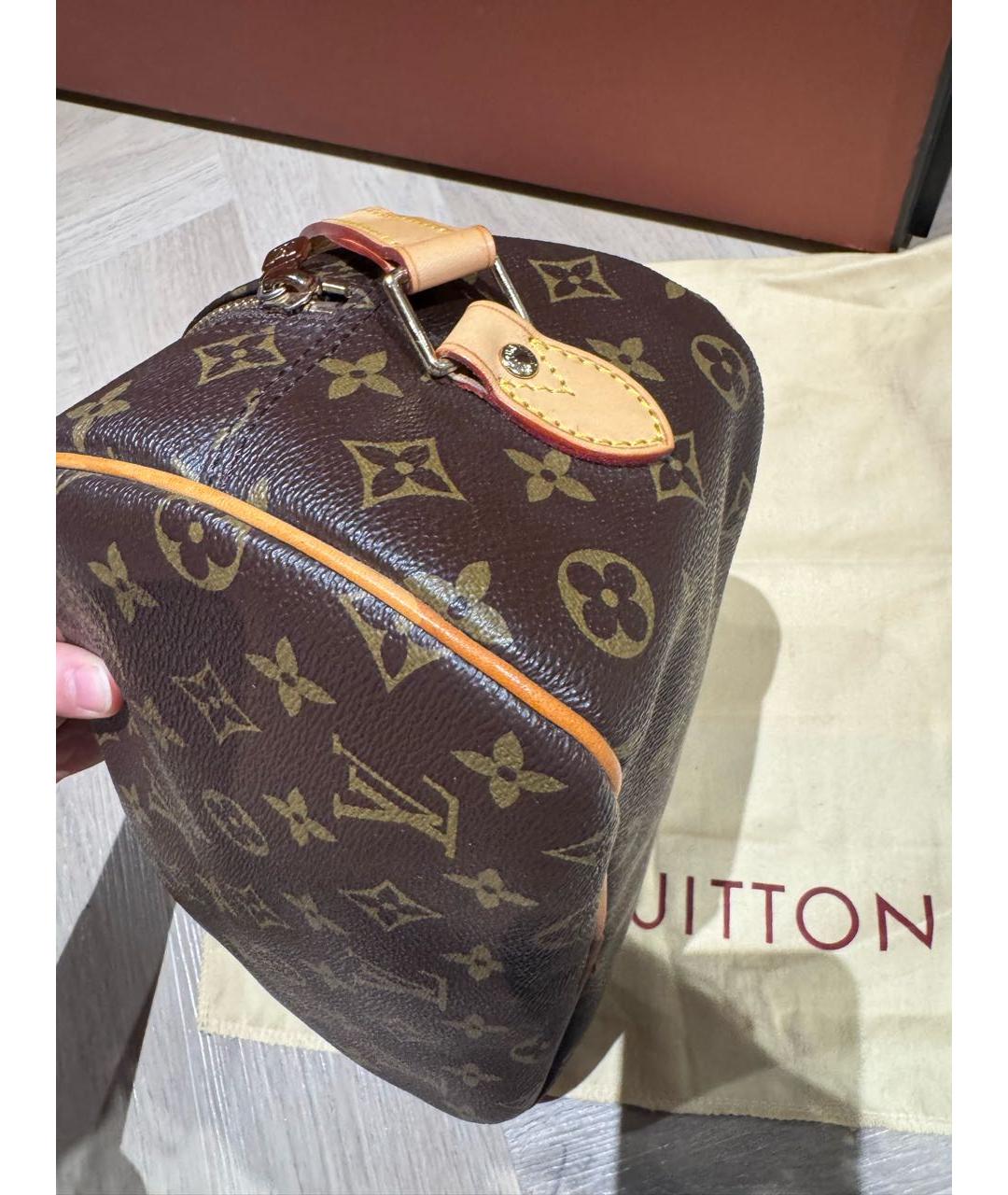 LOUIS VUITTON Коричневая сумка через плечо, фото 7
