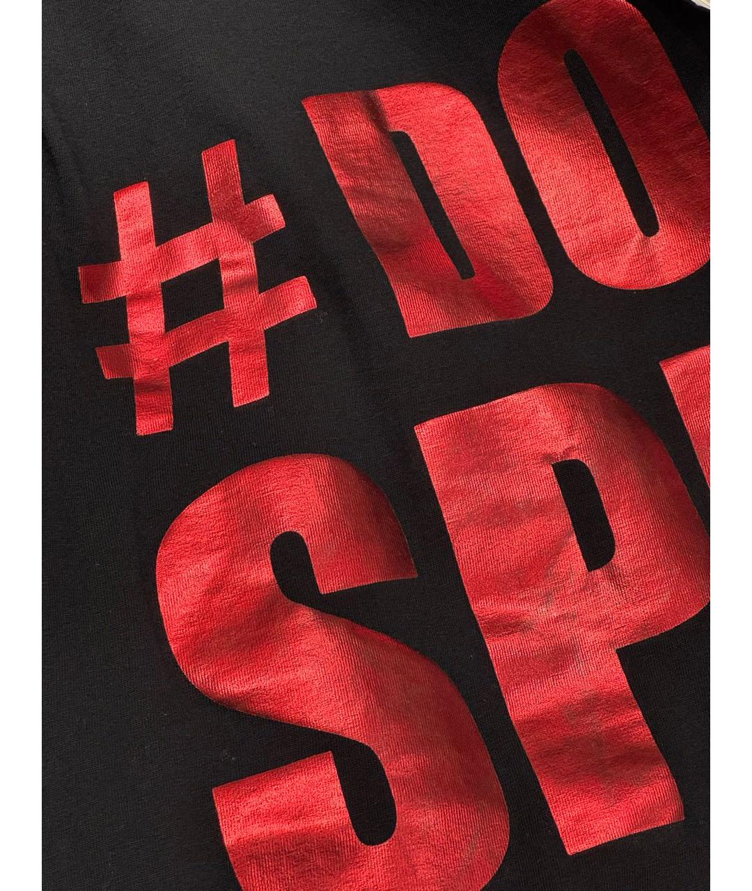 BALMAIN Черная хлопковая футболка, фото 6