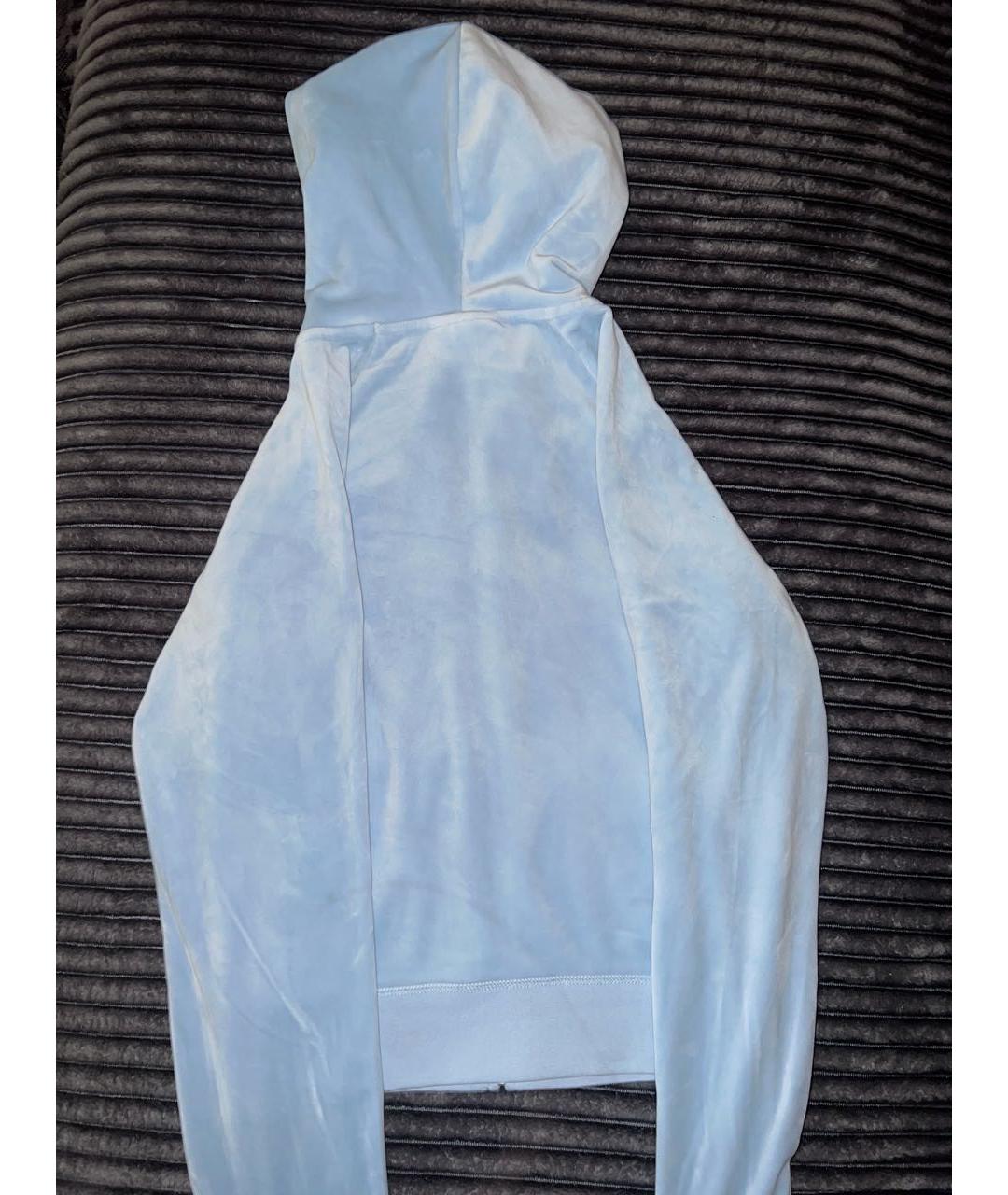 JUICY COUTURE Голубой велюровый спортивные костюмы, фото 3