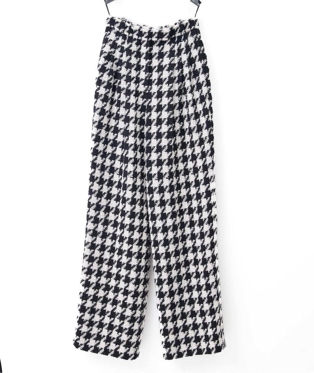 CHANEL Черные шерстяные брюки широкие, фото 1