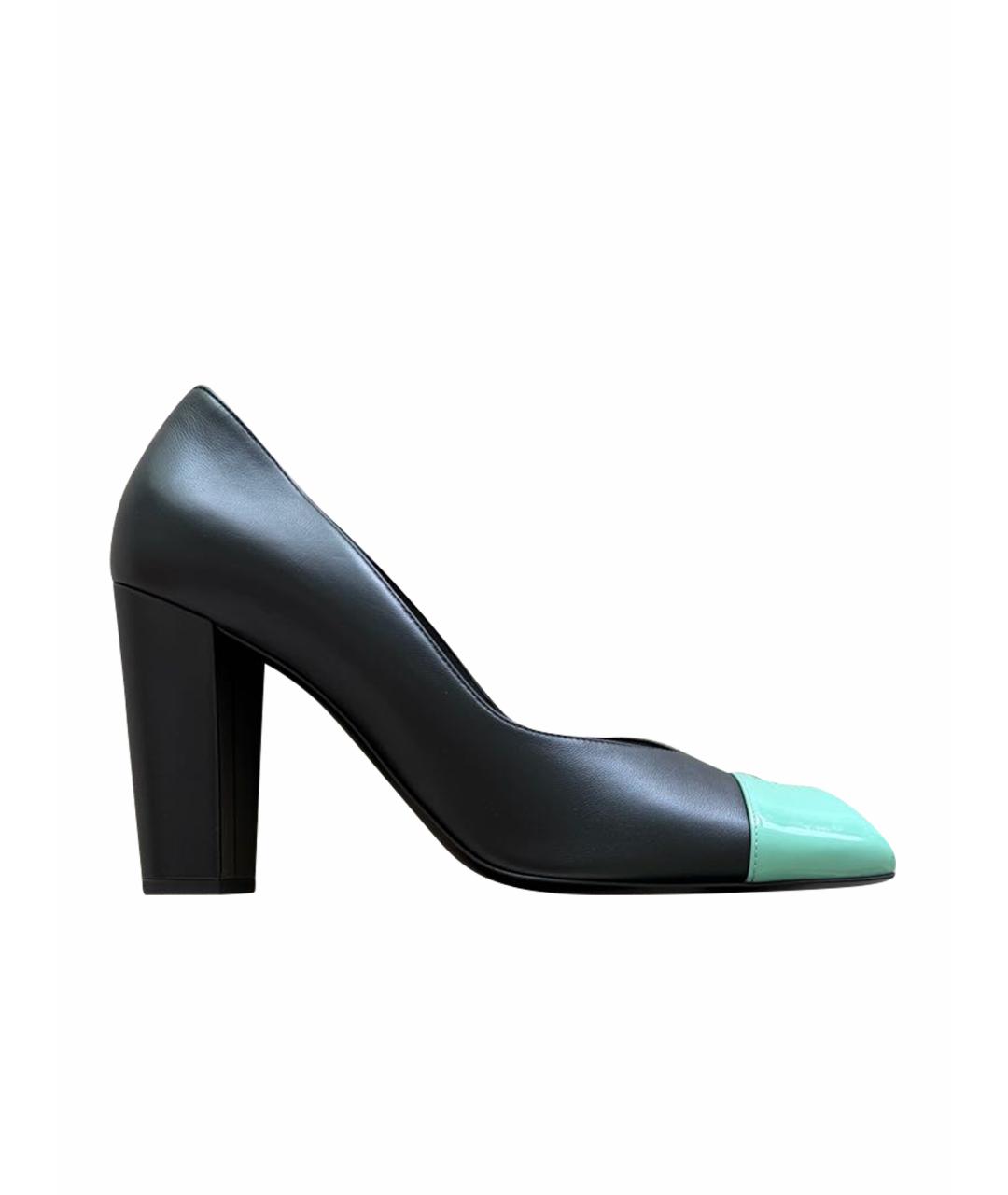 CHANEL Черные кожаные туфли, фото 1