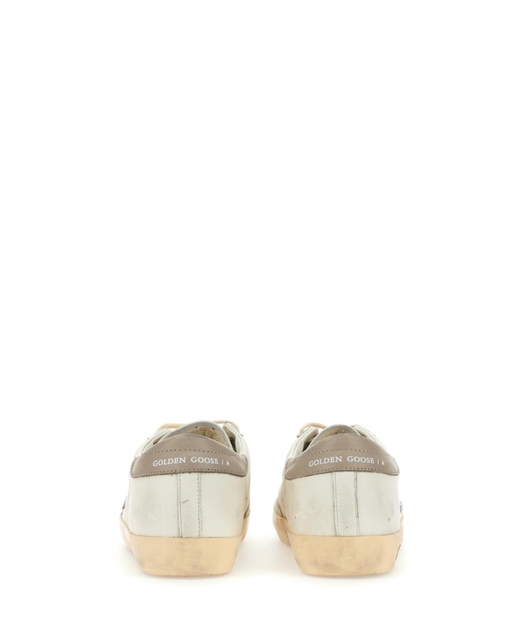 GOLDEN GOOSE DELUXE BRAND Белые кожаные кроссовки, фото 3