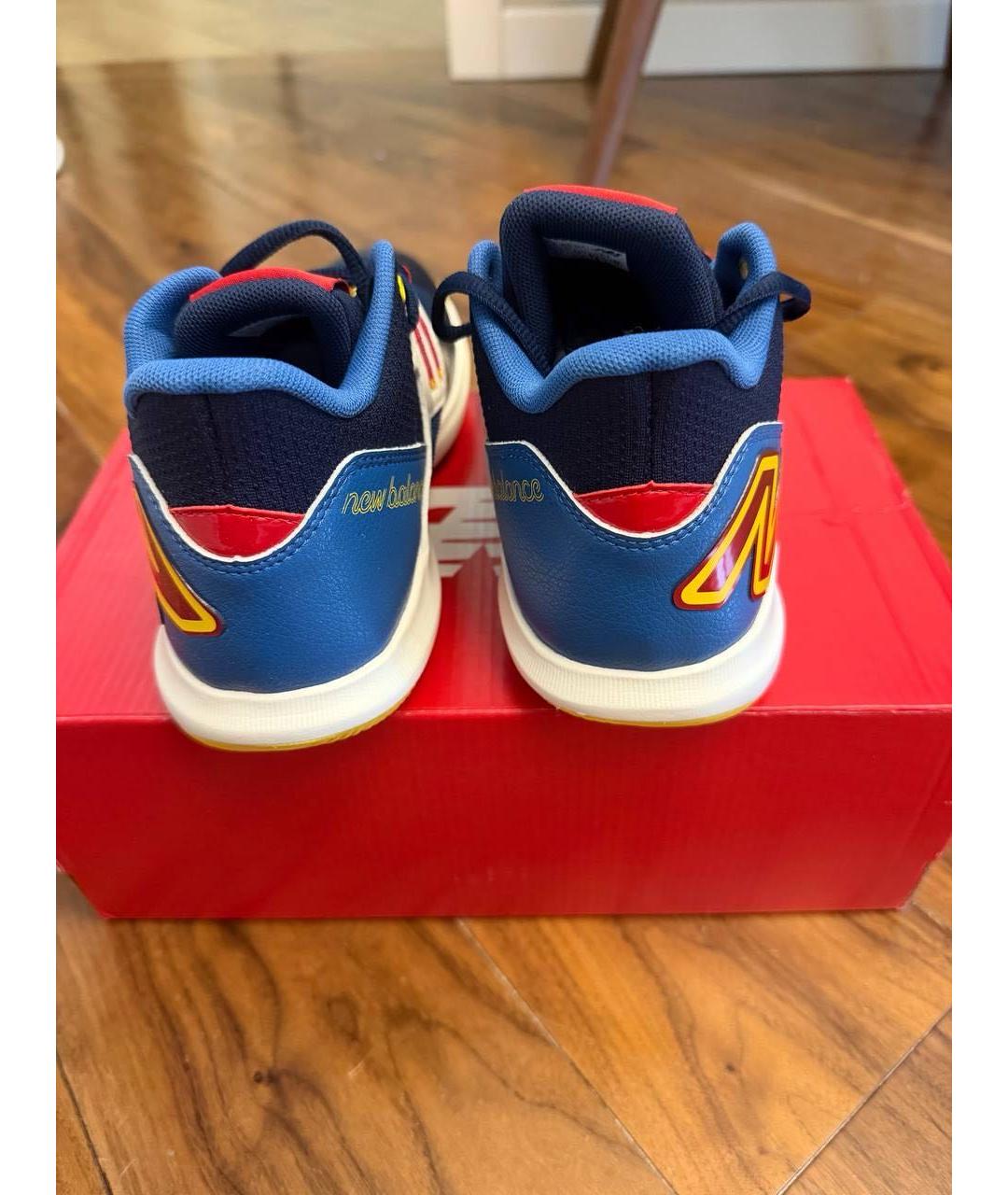 NEW BALANCE Синие кожаные кеды, фото 2