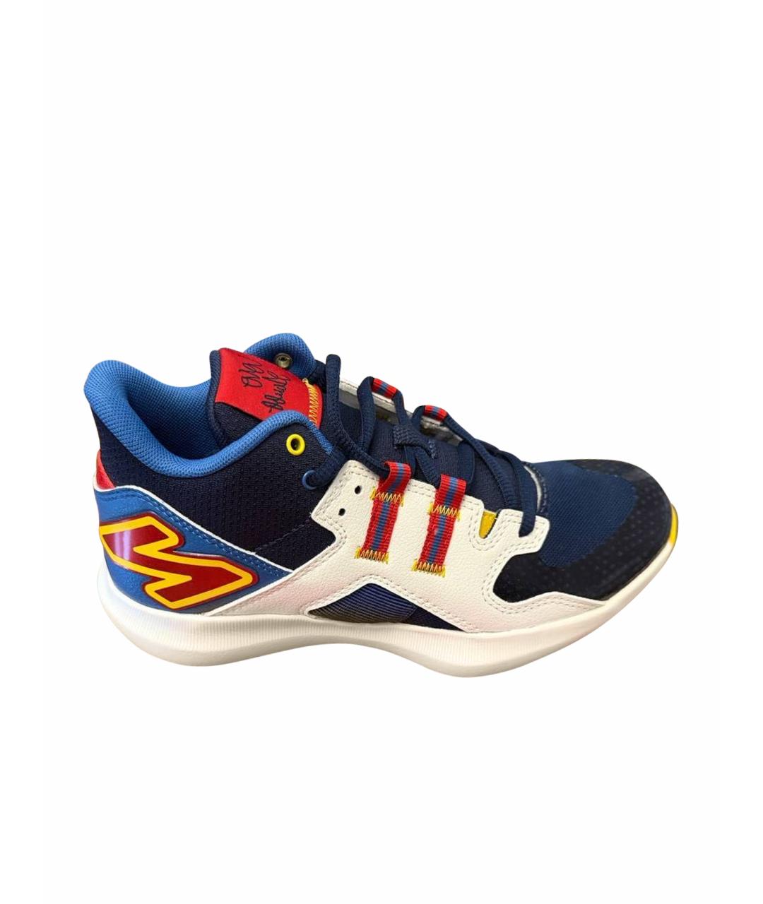 NEW BALANCE Синие кожаные кеды, фото 1