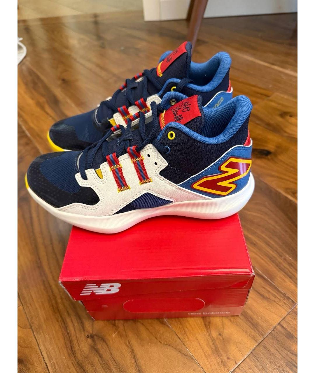 NEW BALANCE Синие кожаные кеды, фото 6