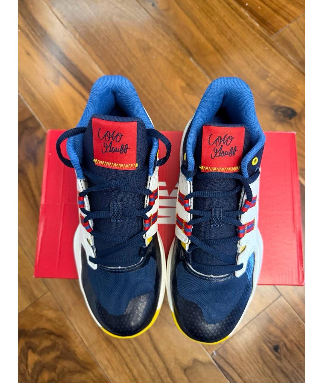 NEW BALANCE Синие кожаные кеды, фото 3