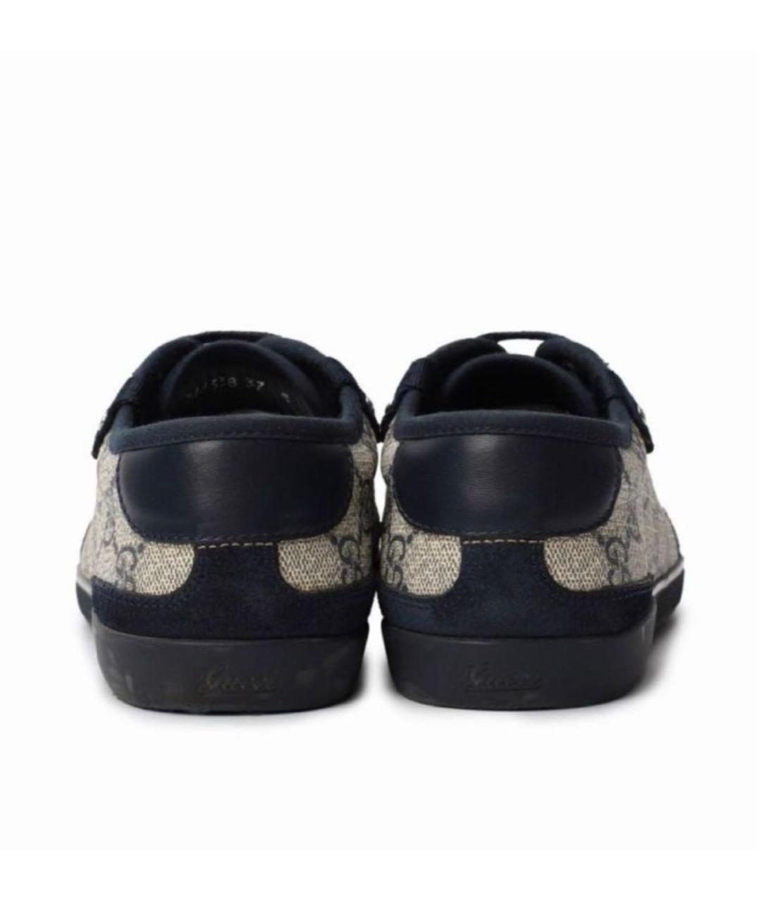 GUCCI Черные кеды, фото 2