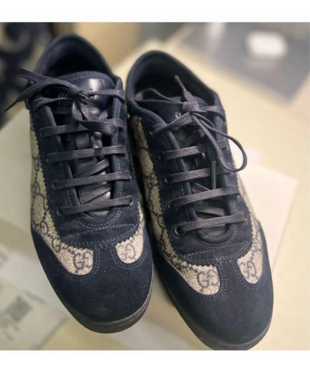 GUCCI Черные кеды, фото 4