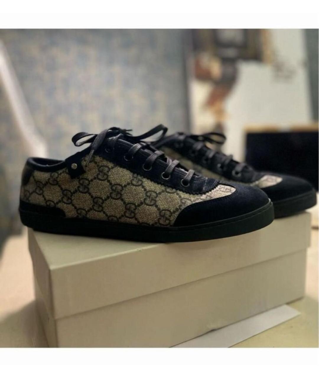 GUCCI Черные кеды, фото 3