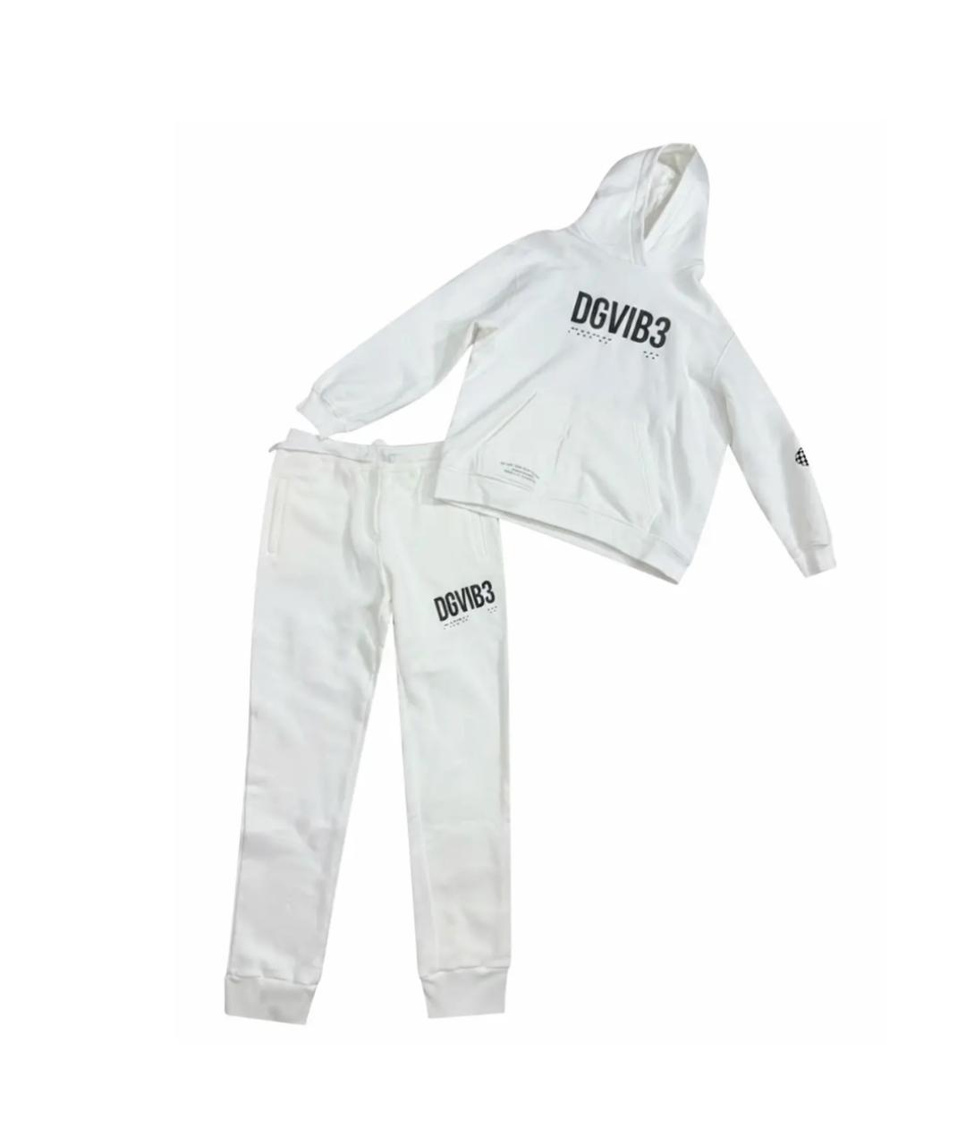 DOLCE&GABBANA Белый хлопковый спортивные костюмы, фото 5