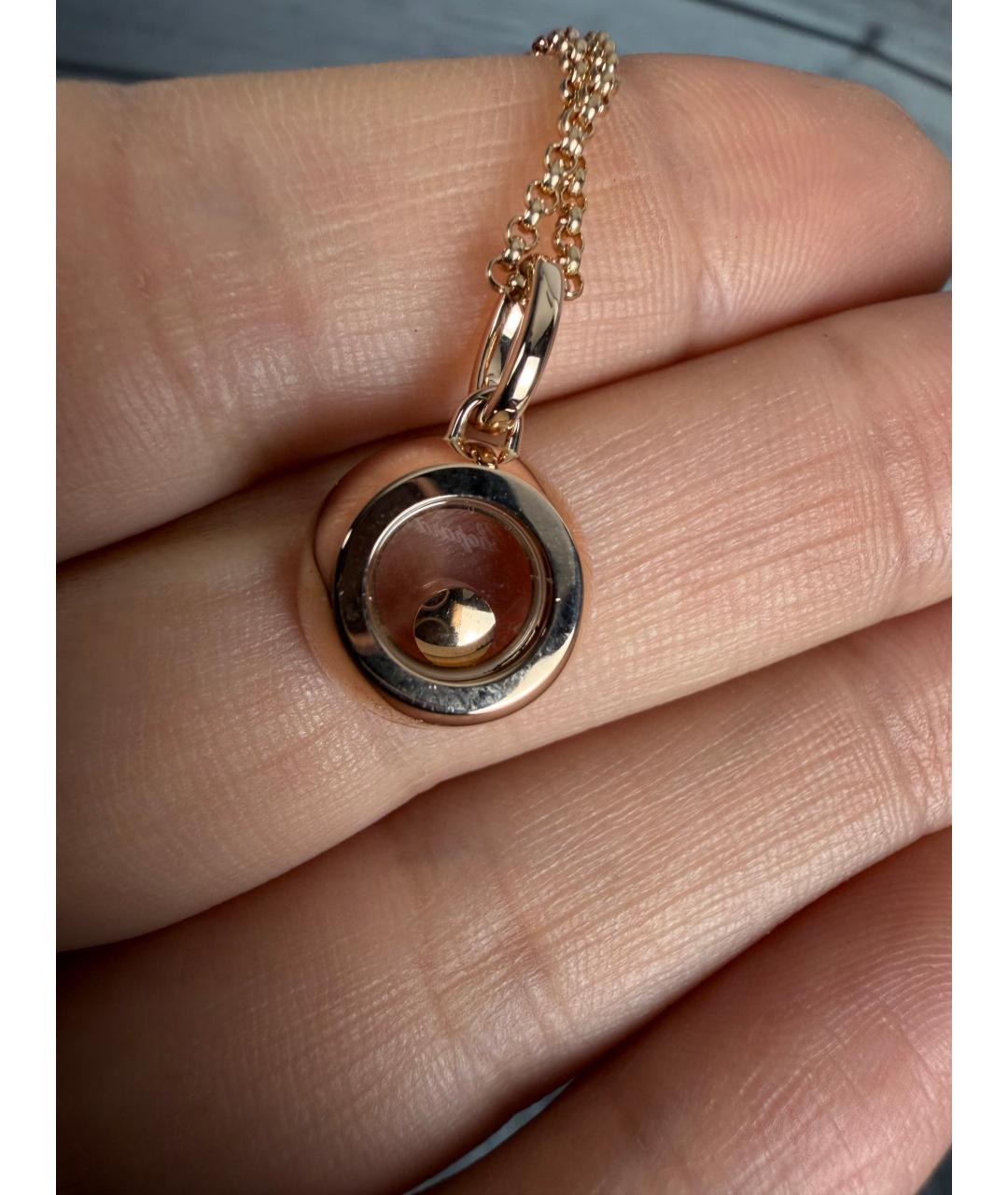 CHOPARD Золотая подвеска из розового золота, фото 4