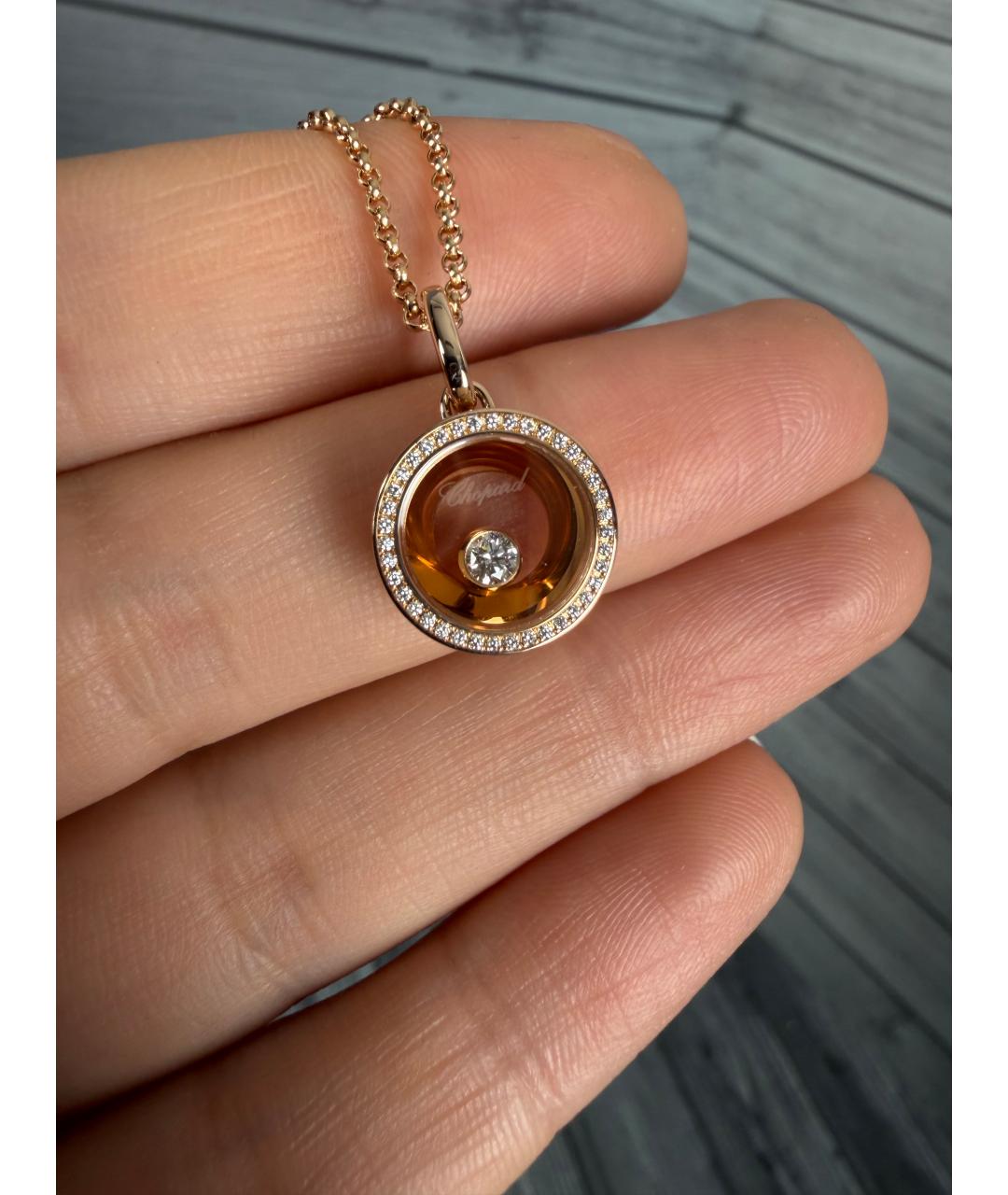 CHOPARD Золотая подвеска из розового золота, фото 2