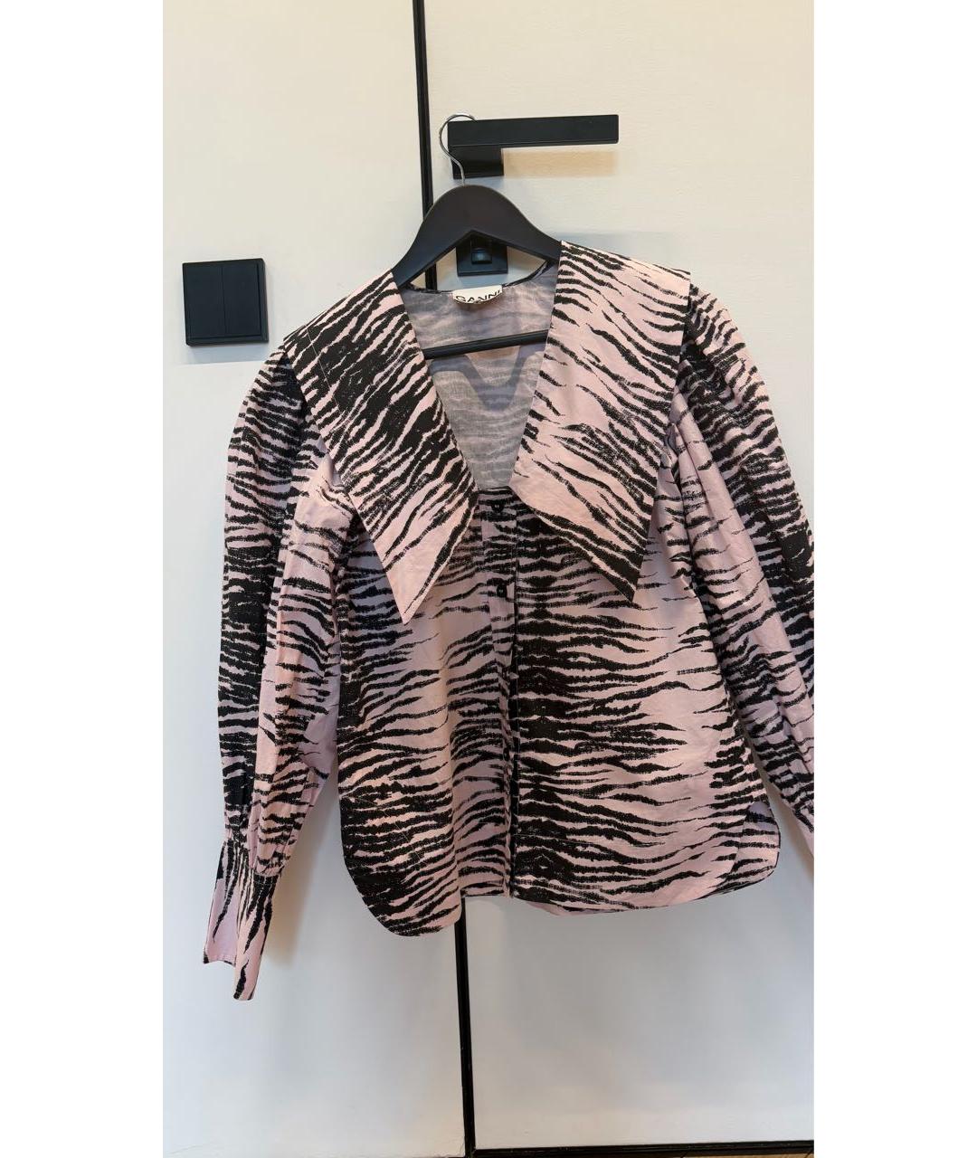 GANNI Розовая рубашка, фото 2