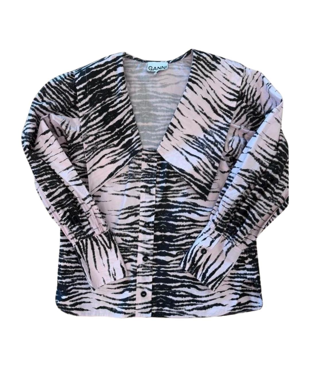 GANNI Розовая рубашка, фото 1