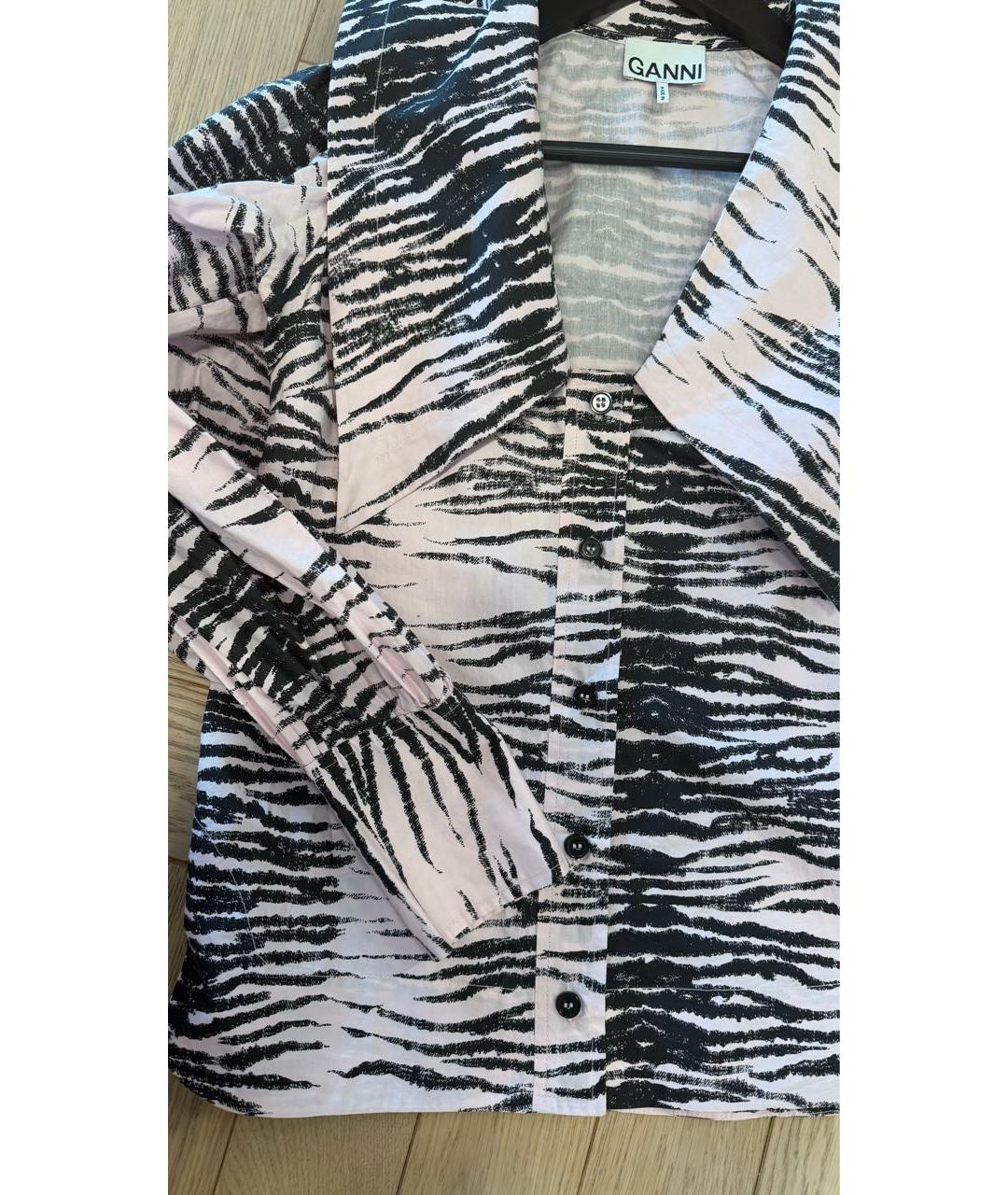 GANNI Розовая рубашка, фото 4