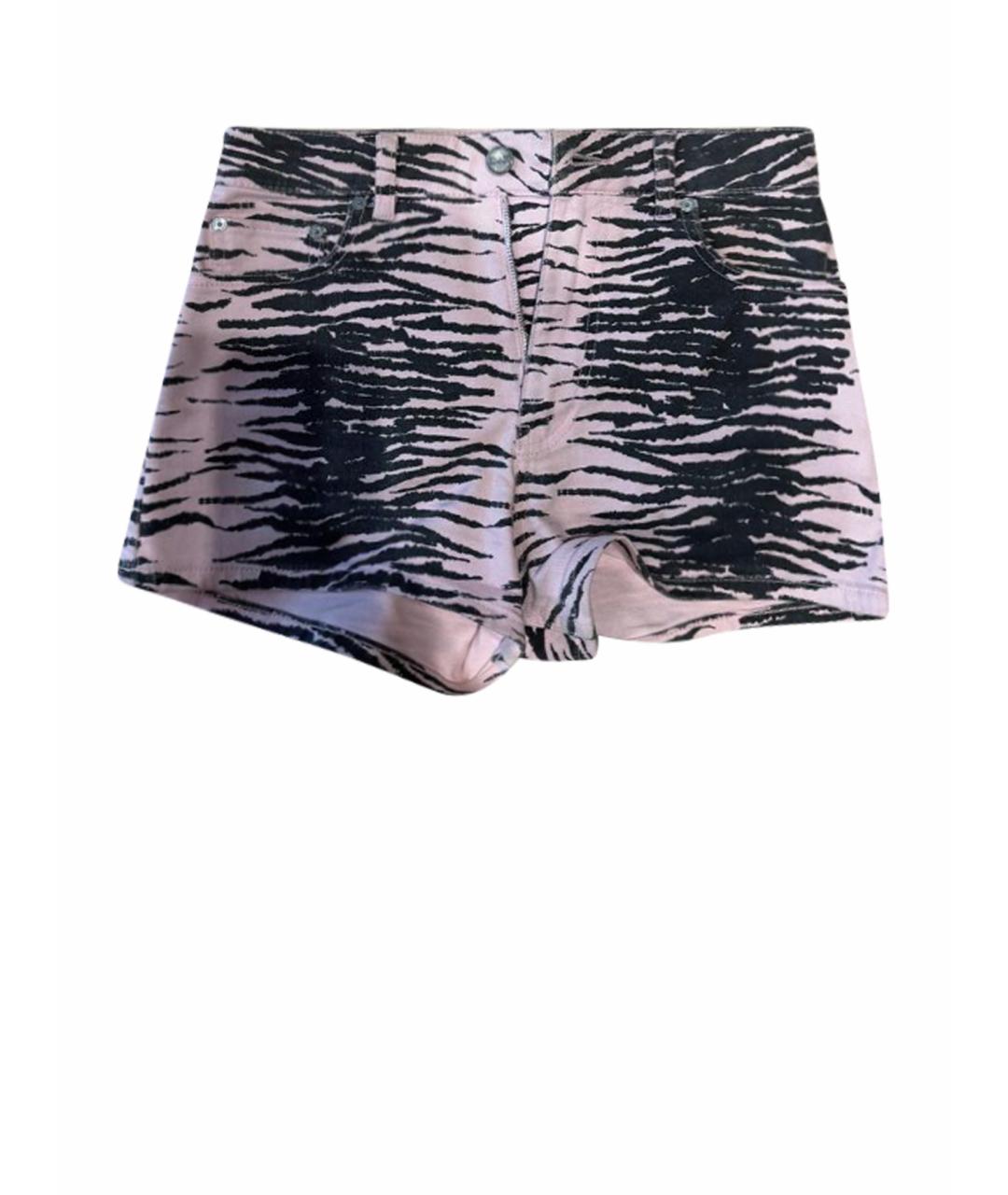 GANNI Розовые деним шорты, фото 1