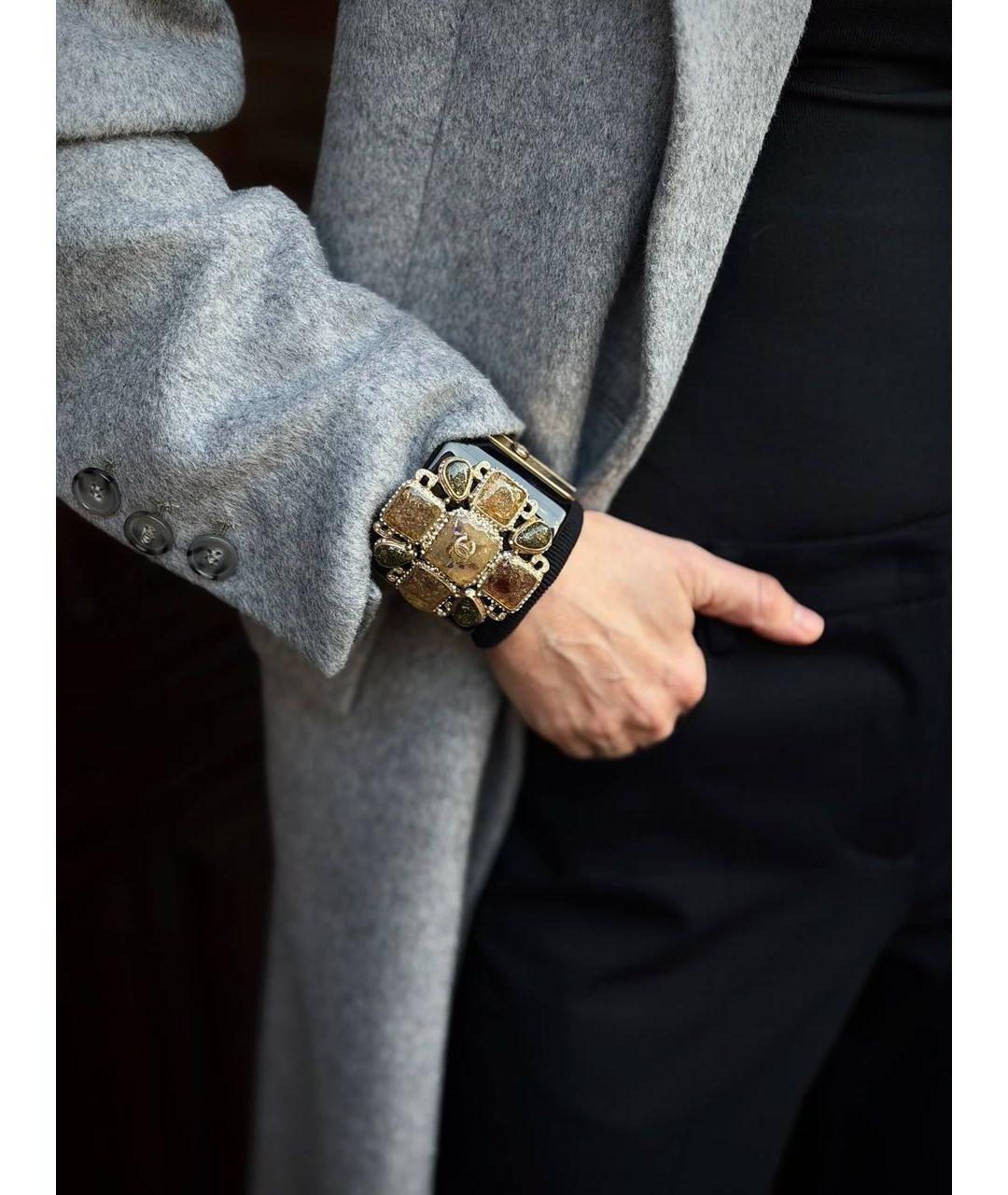 CHANEL Черный браслет, фото 7