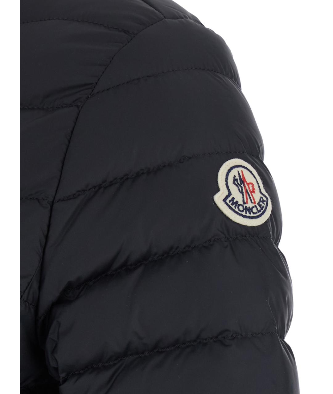 MONCLER Черная полиамидовая куртка, фото 3