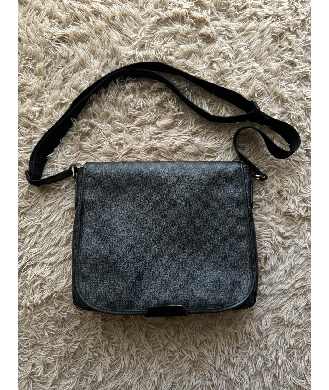 LOUIS VUITTON Черная сумка на плечо, фото 7