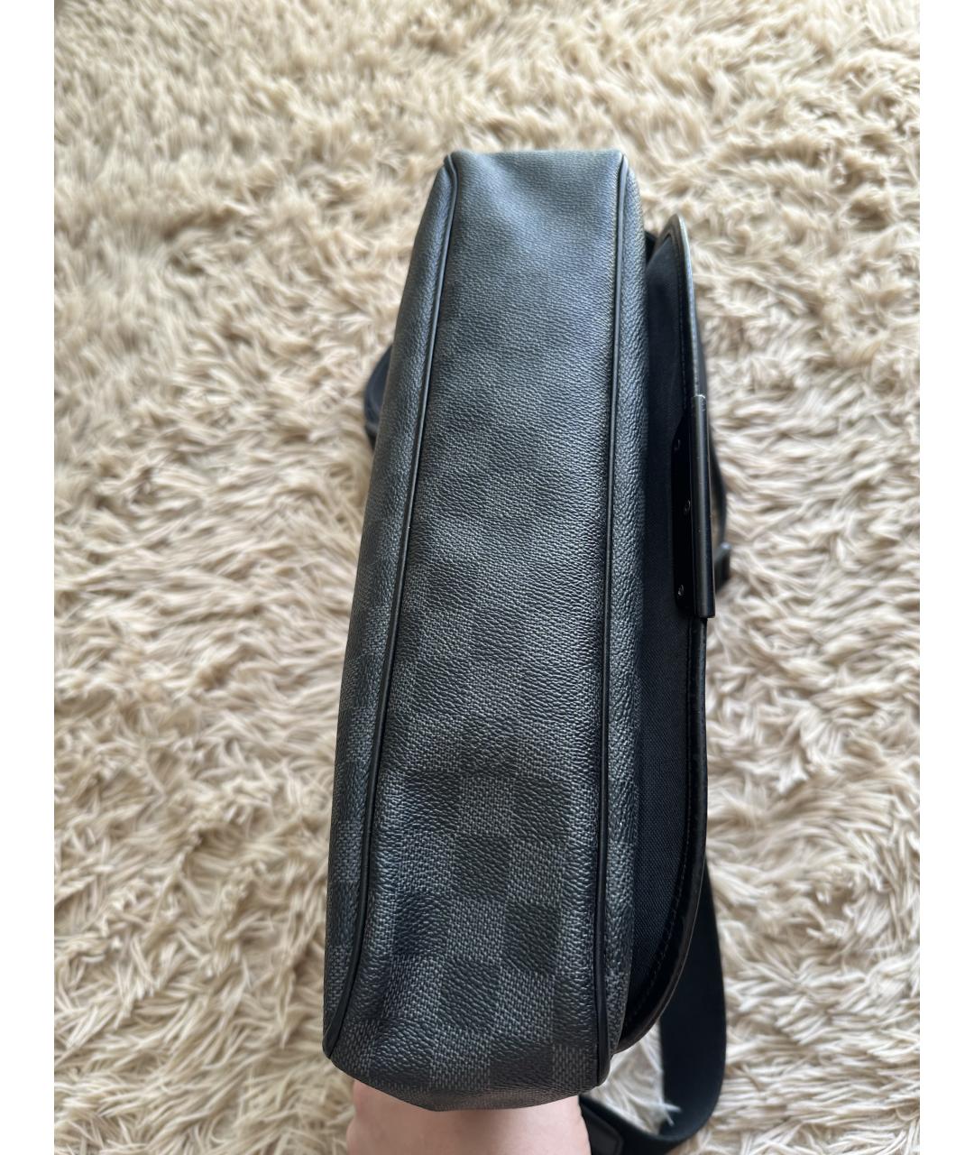 LOUIS VUITTON Черная сумка на плечо, фото 3