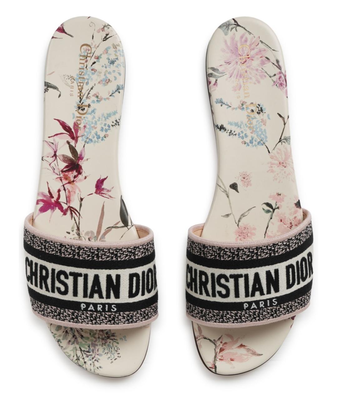 CHRISTIAN DIOR Мульти сандалии, фото 5