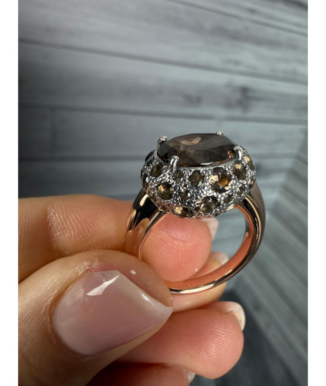 POMELLATO Коричневое кольцо из розового золота, фото 4