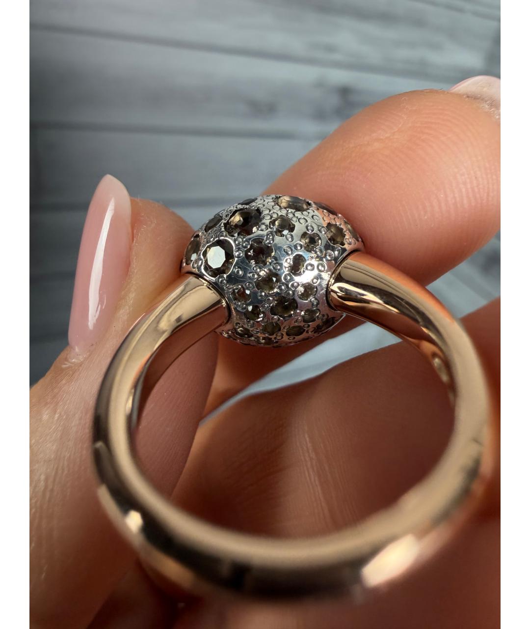 POMELLATO Коричневое кольцо из розового золота, фото 5