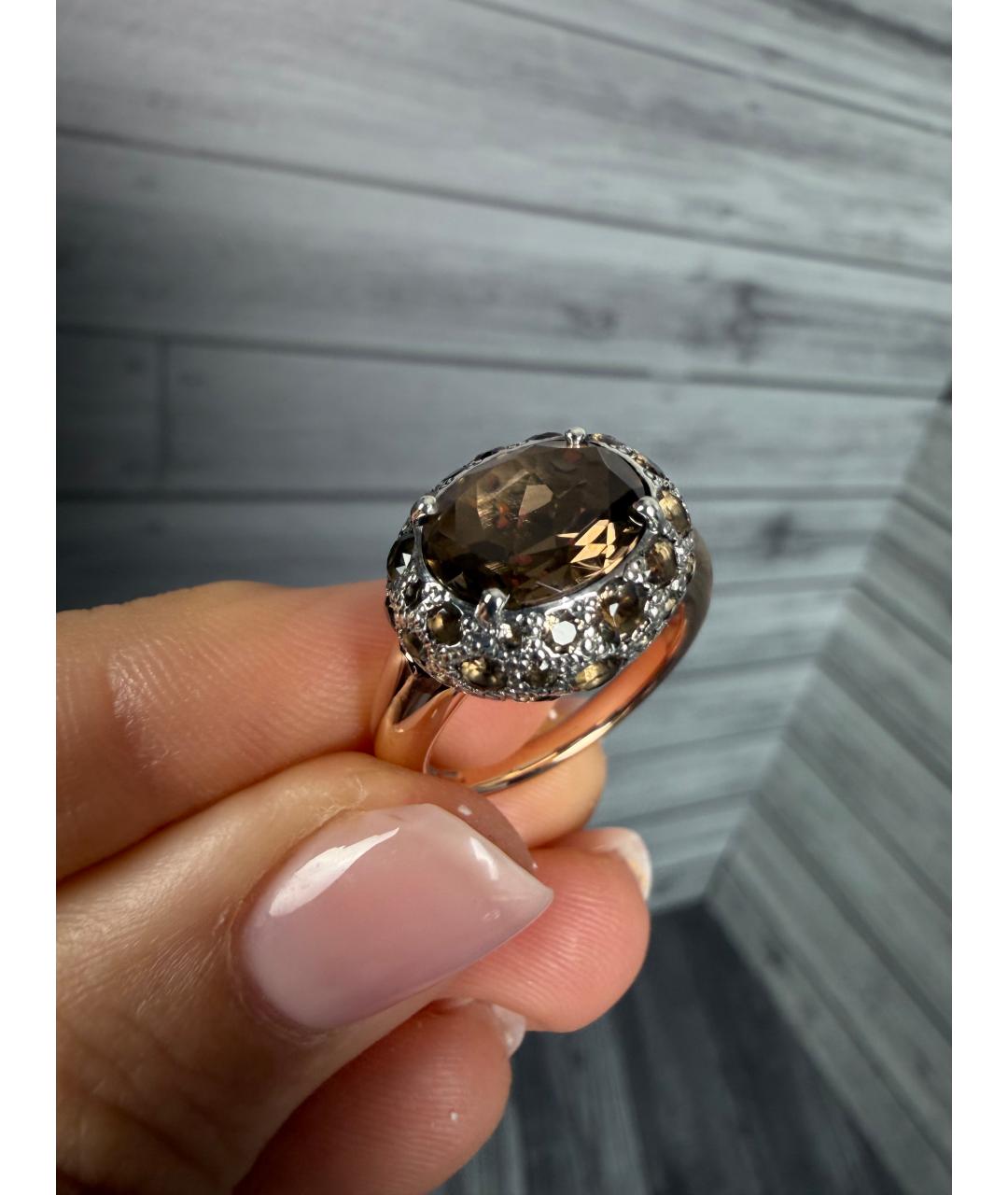 POMELLATO Коричневое кольцо из розового золота, фото 3